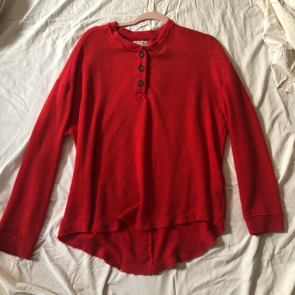 Urban outfitters oversized knit Henley size M